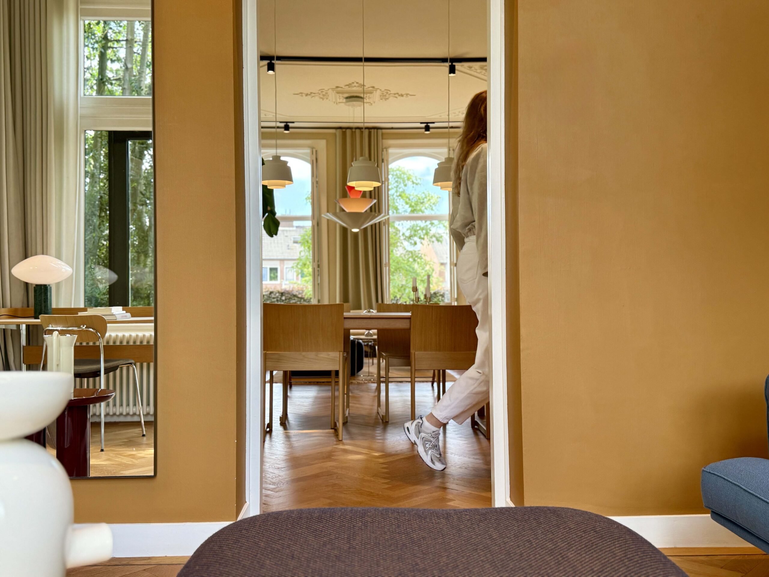 Eva in &Tradition showroom in Rijsenhout