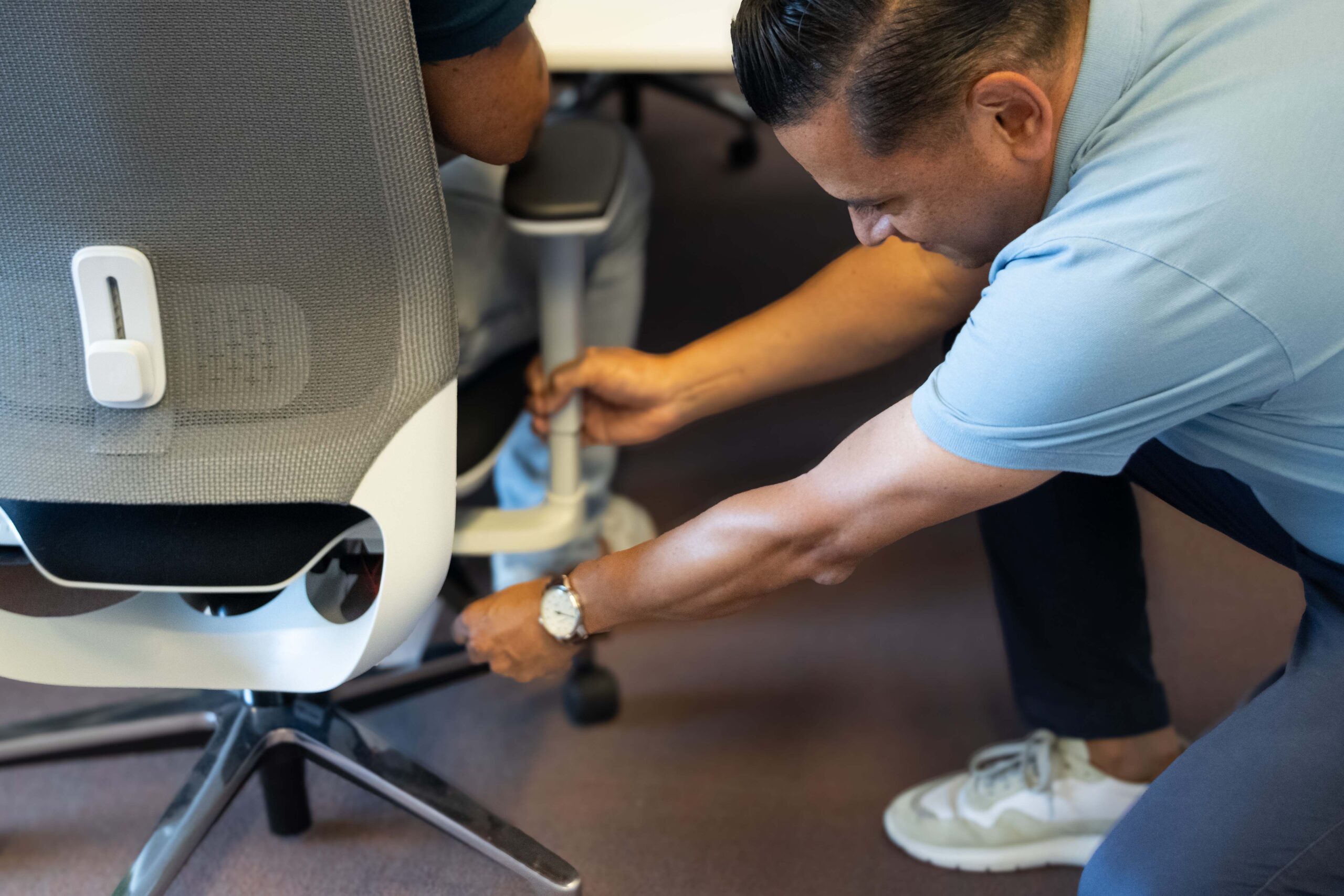 Nieuwe bureaustoelen Hartstichting 3