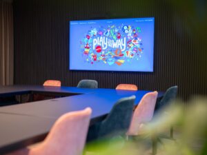 Bureau vandervorm voor Mattel - vergaderkamer
